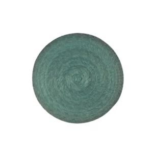 Bajoplato mimbre verde