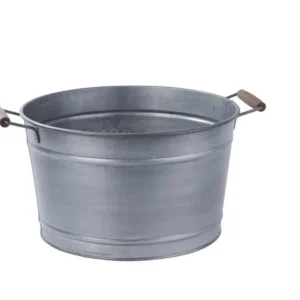Cubo refrescar redondo zinc