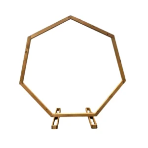 Arco heptagonal madera