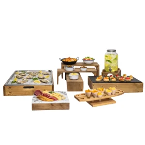 Familia buffet de madera
