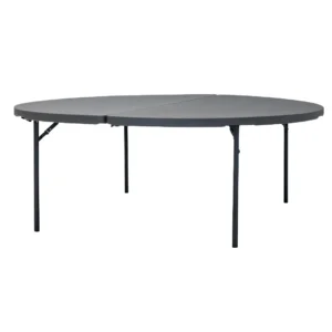 Mesa 200 cm redonda plegable